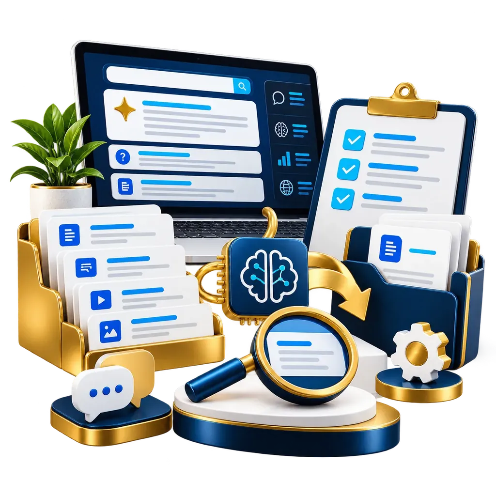 Featured snippet and FAQ results illustration