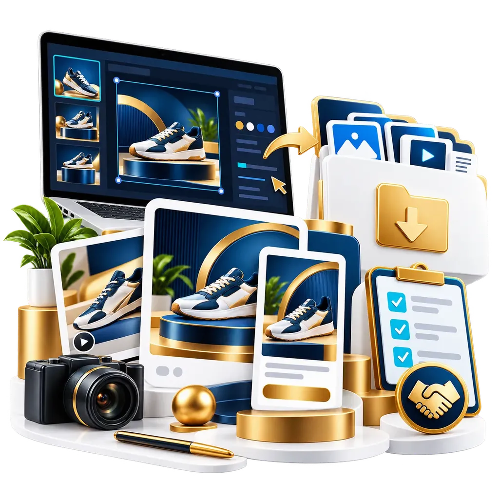Ad creative variations by placement illustration
