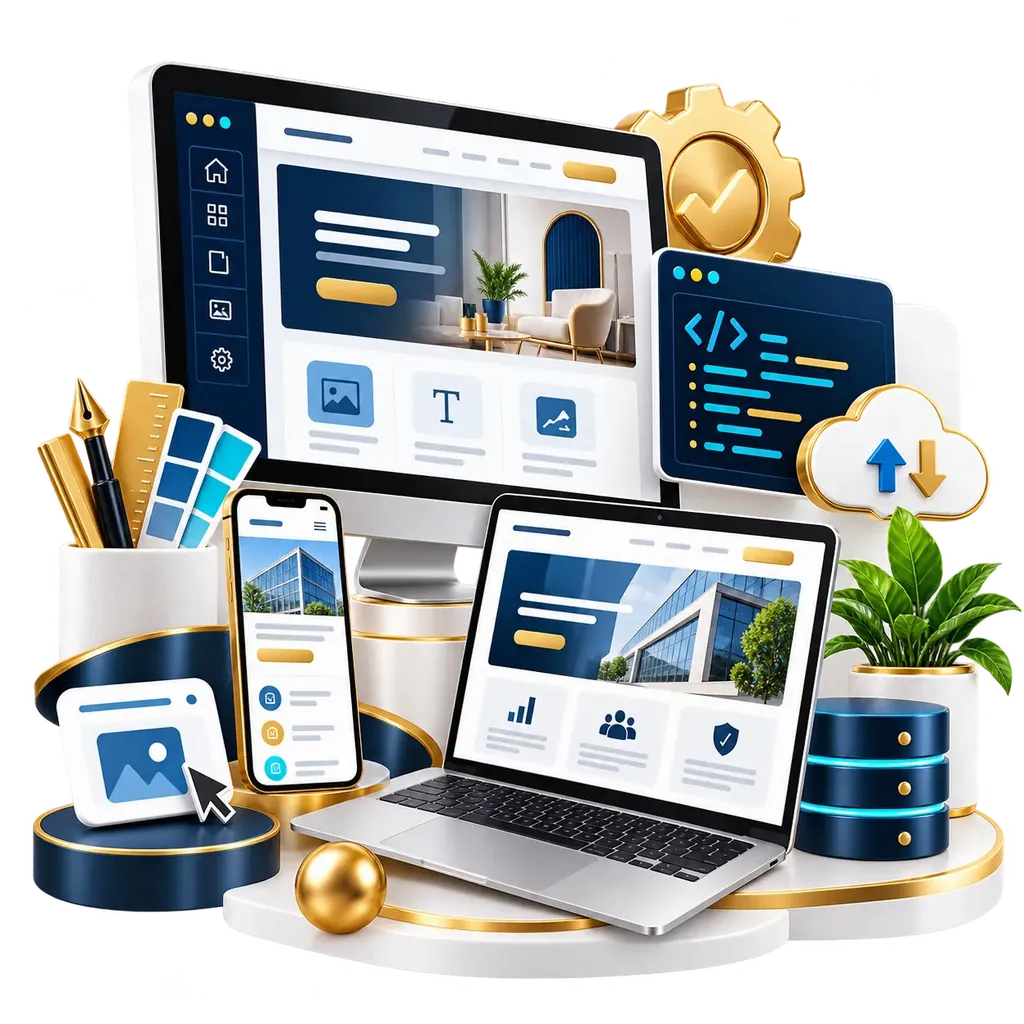Business website development illustration by Nexus