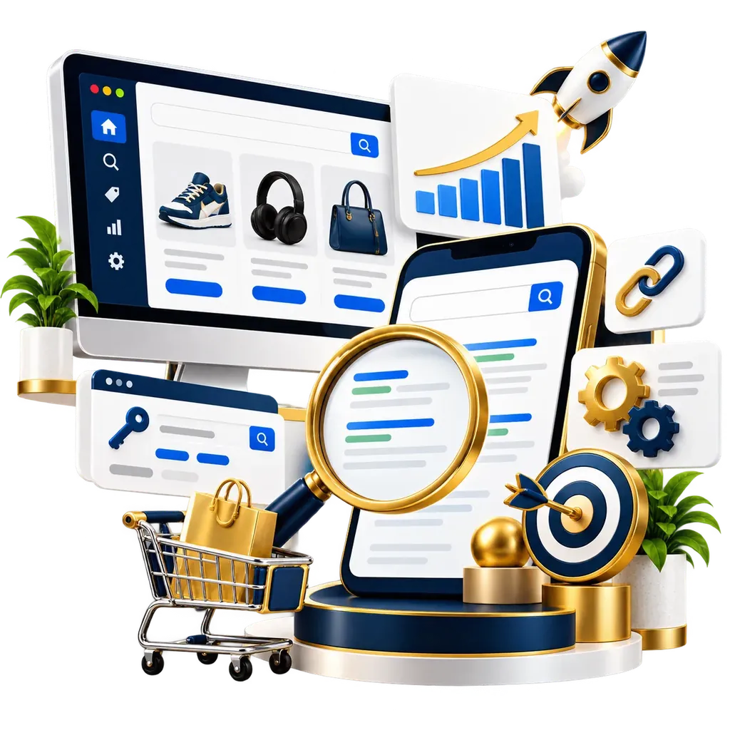 eCommerce SEO illustration by Nexus