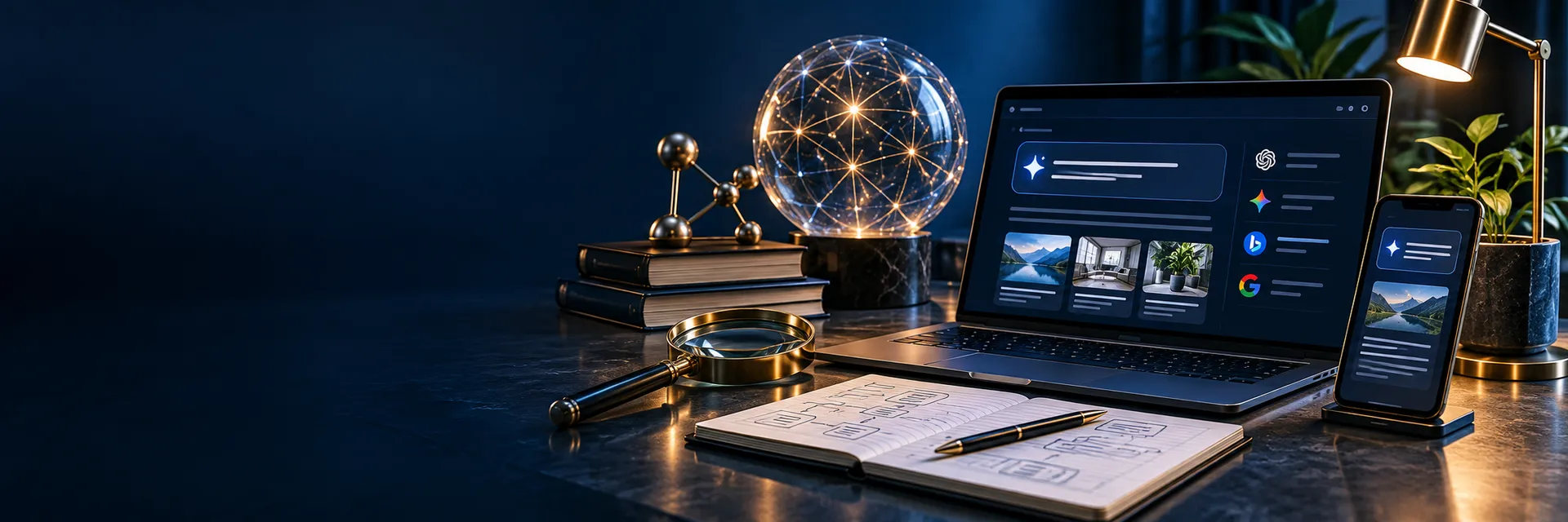 AI search assistant answers and brand visibility