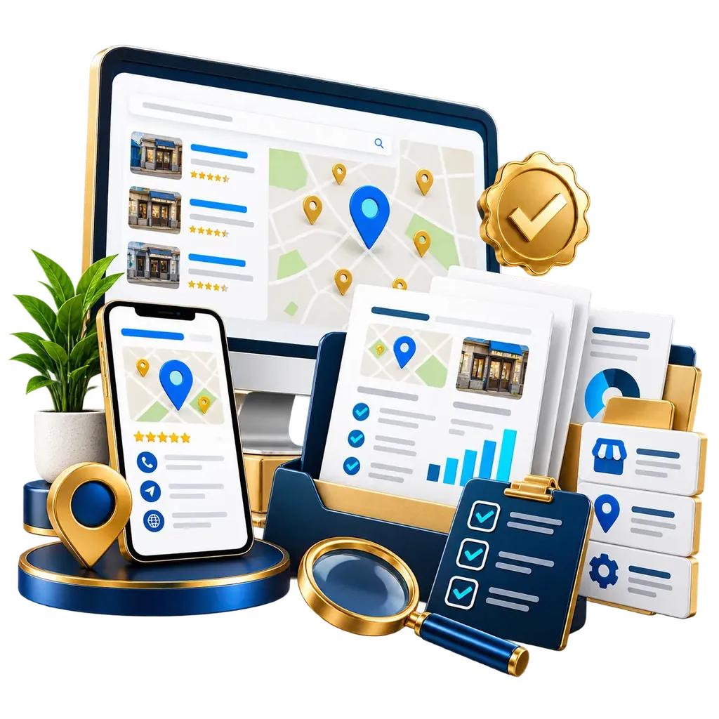 Google Business Profile optimization illustration
