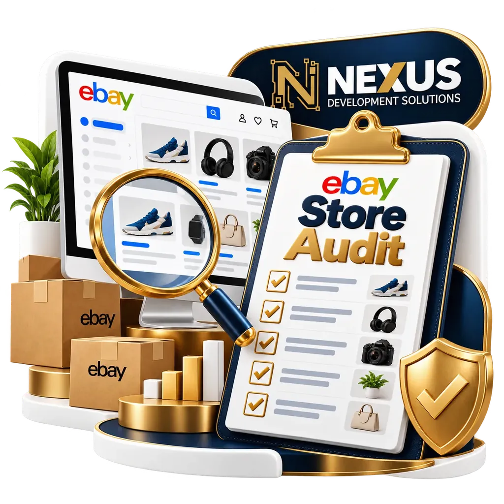 eBay store audit illustration by Nexus