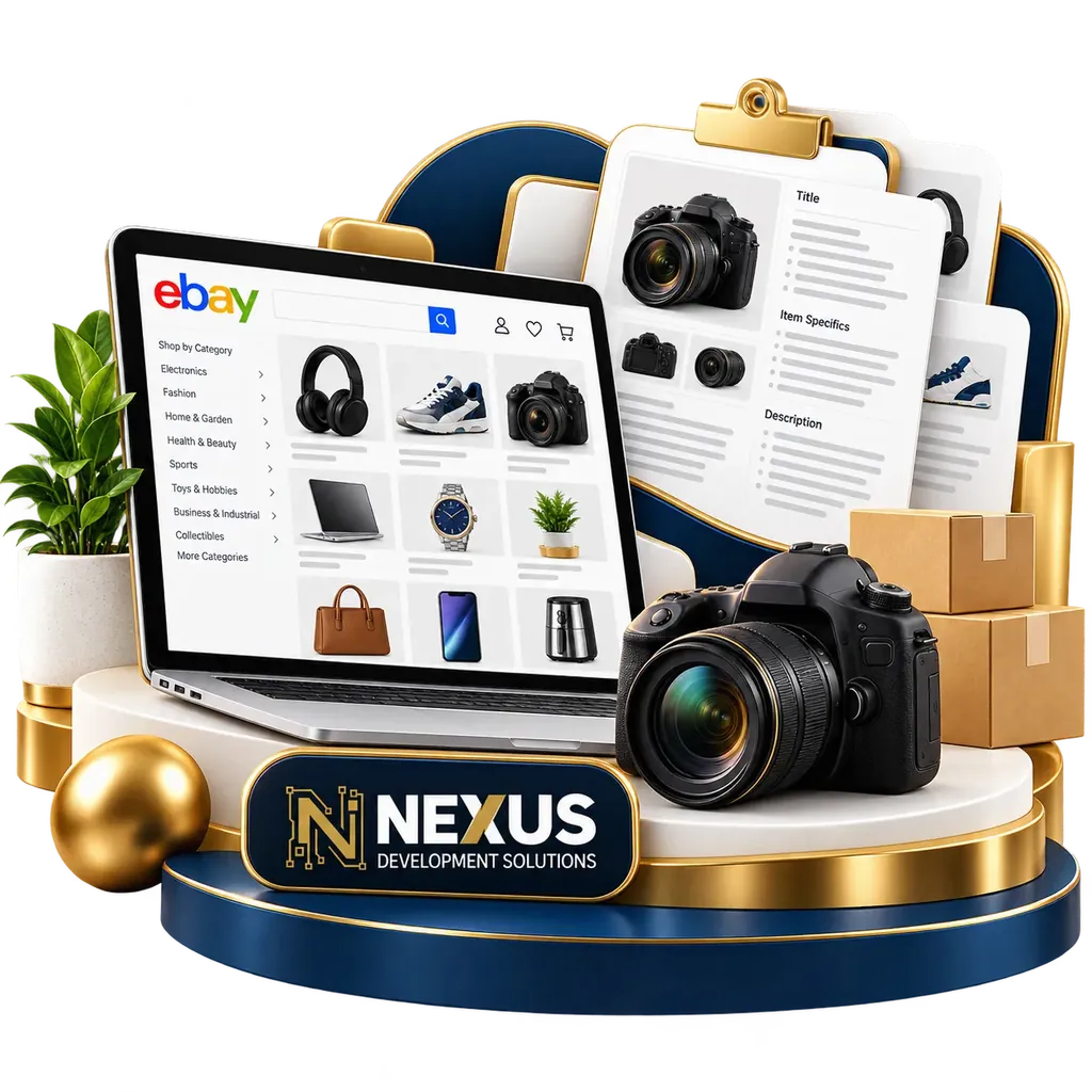 Optimized eBay listing details illustration