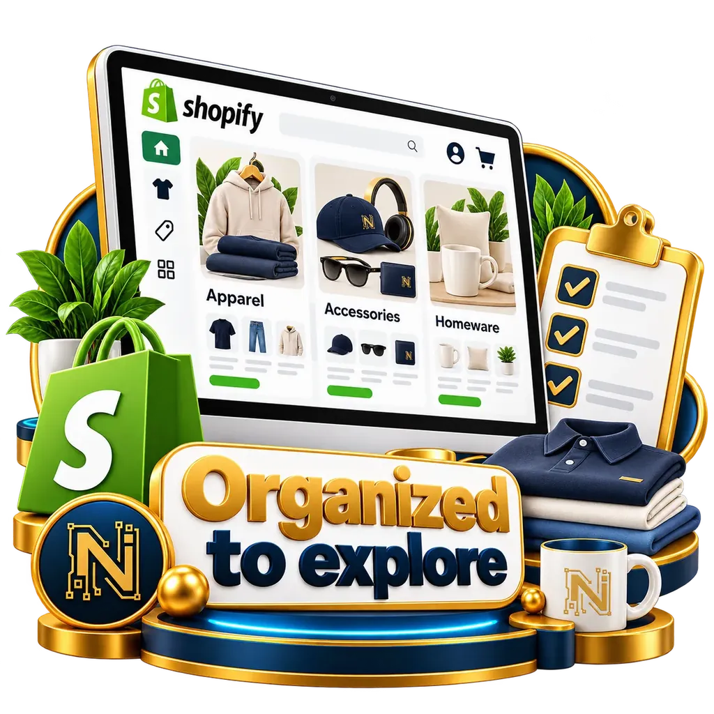 Shopify collections and filters illustration