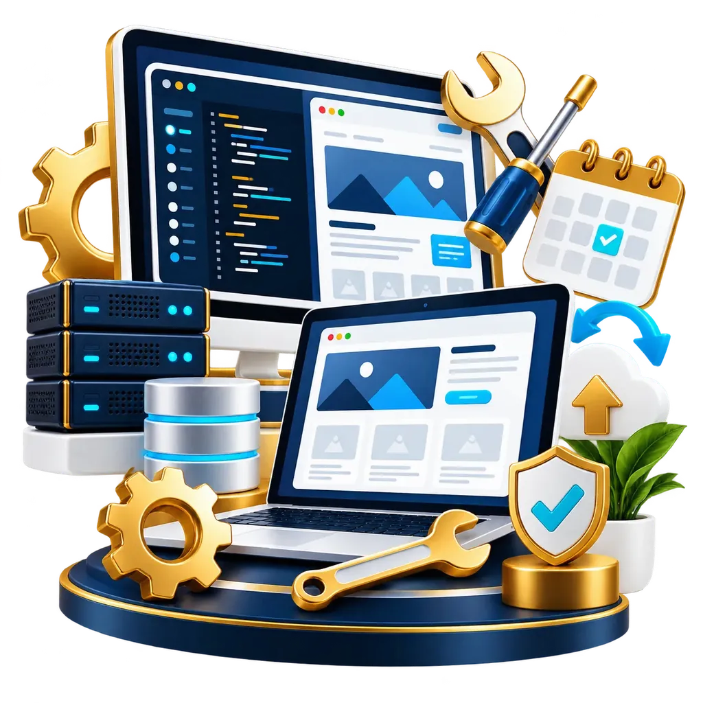 Website maintenance illustration by Nexus