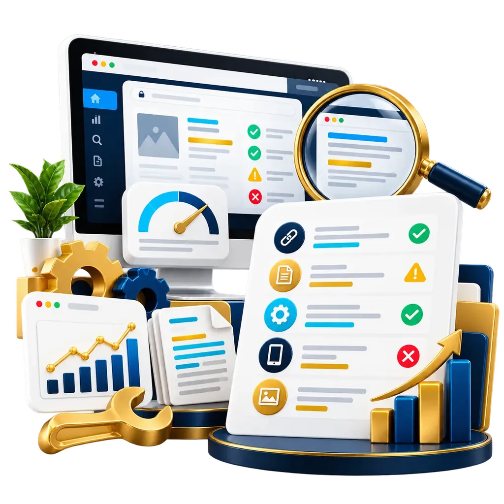 Website SEO audit illustration by Nexus